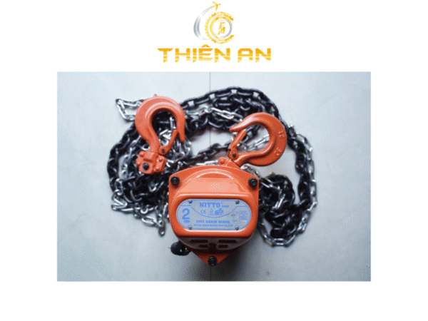 Palăng xích lắc tay Nitto 3 tấn 1.5 mét
