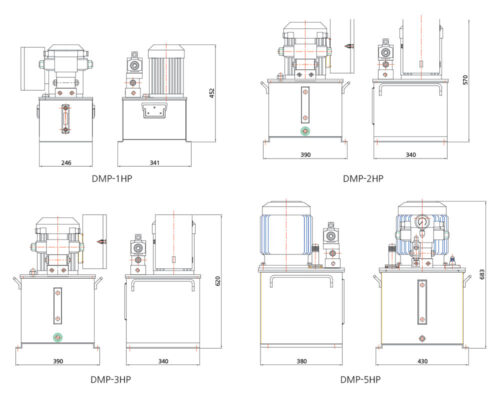 bom dien thuy luc tonners dmp 1hpm
