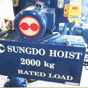 Pa lăng SungDo dầm đơn 2 tấn tại Đà Nẵng