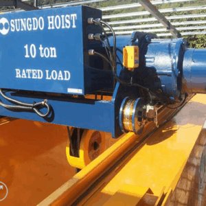 Pa lăng SungDo dầm đôi 10 tấn tại Đà Nẵng
