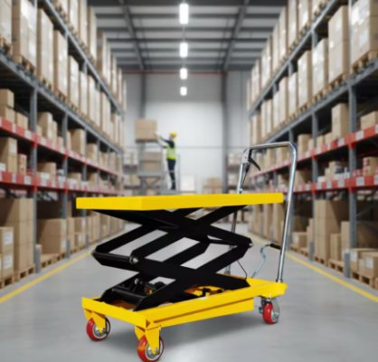 Bàn nâng thủy lực chuyển hàng 150Kgx1.26M