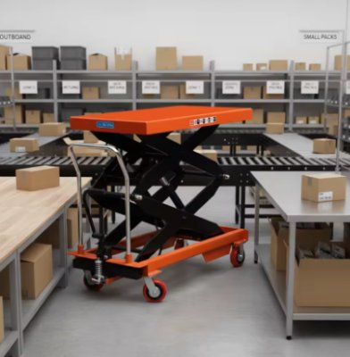 Bàn nâng thủy lực chuyển hàng 350Kgx1.5M 6 Bàn nâng thủy lực chuyển hàng 150Kgx1.26M