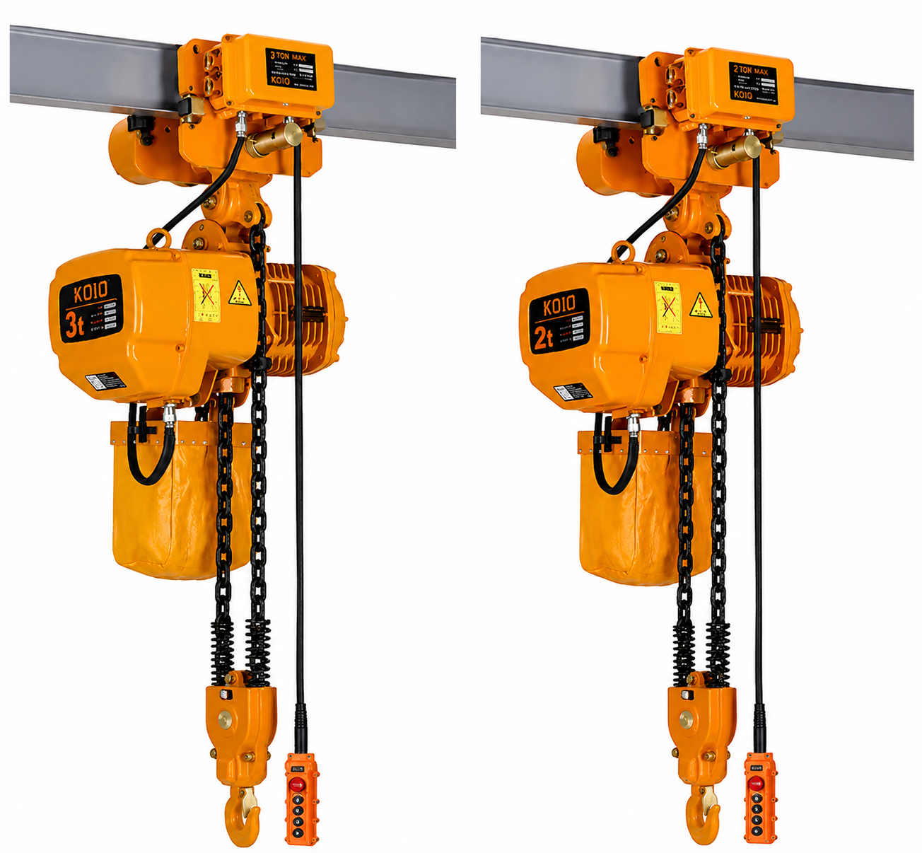 Palang xích điện KOIO cố định 1Tx3m 4 Palang xich dien KOIO co dinh 1Tx3m 1