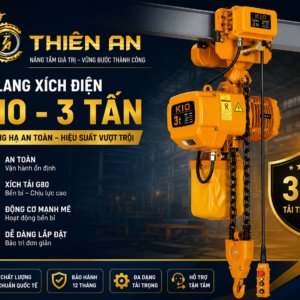 Palang xích điện KOIO cố định 1Tx3m