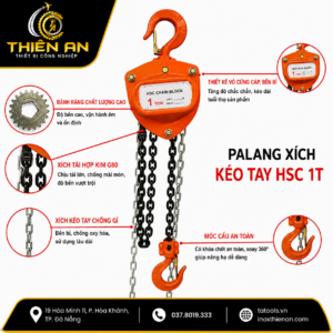 Cấu tạo palang xích kéo tay HSC