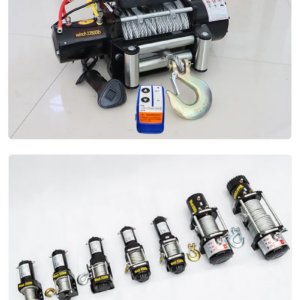 Tời kéo xe ắc quy 12V 3000LBS