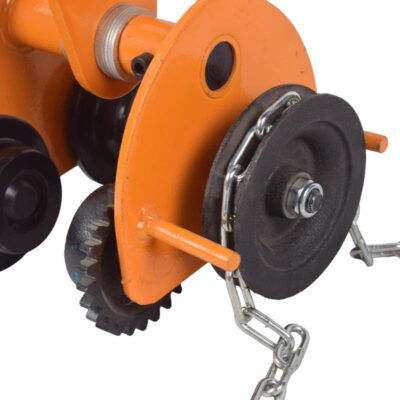 Con chạy treo pa lăng 2 tấn kéo tay trên dầm chữ I 10 Con chạy treo pa lăng 2 tấn kéo tay