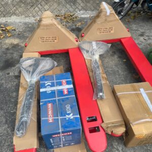 Xe nâng tay thấp bánh PU 2Tx550 11 Xe nâng tay thấp bánh PU