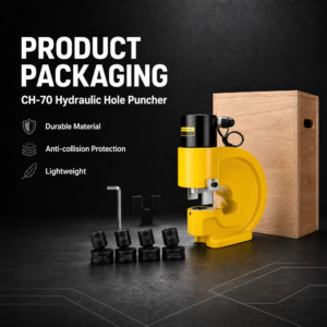 Máy đục lỗ thủy lực CH-70 – Máy đột lỗ thủy lực chuyên dụng cho thép tấm 9 Máy đục lỗ thủy lực CH-70