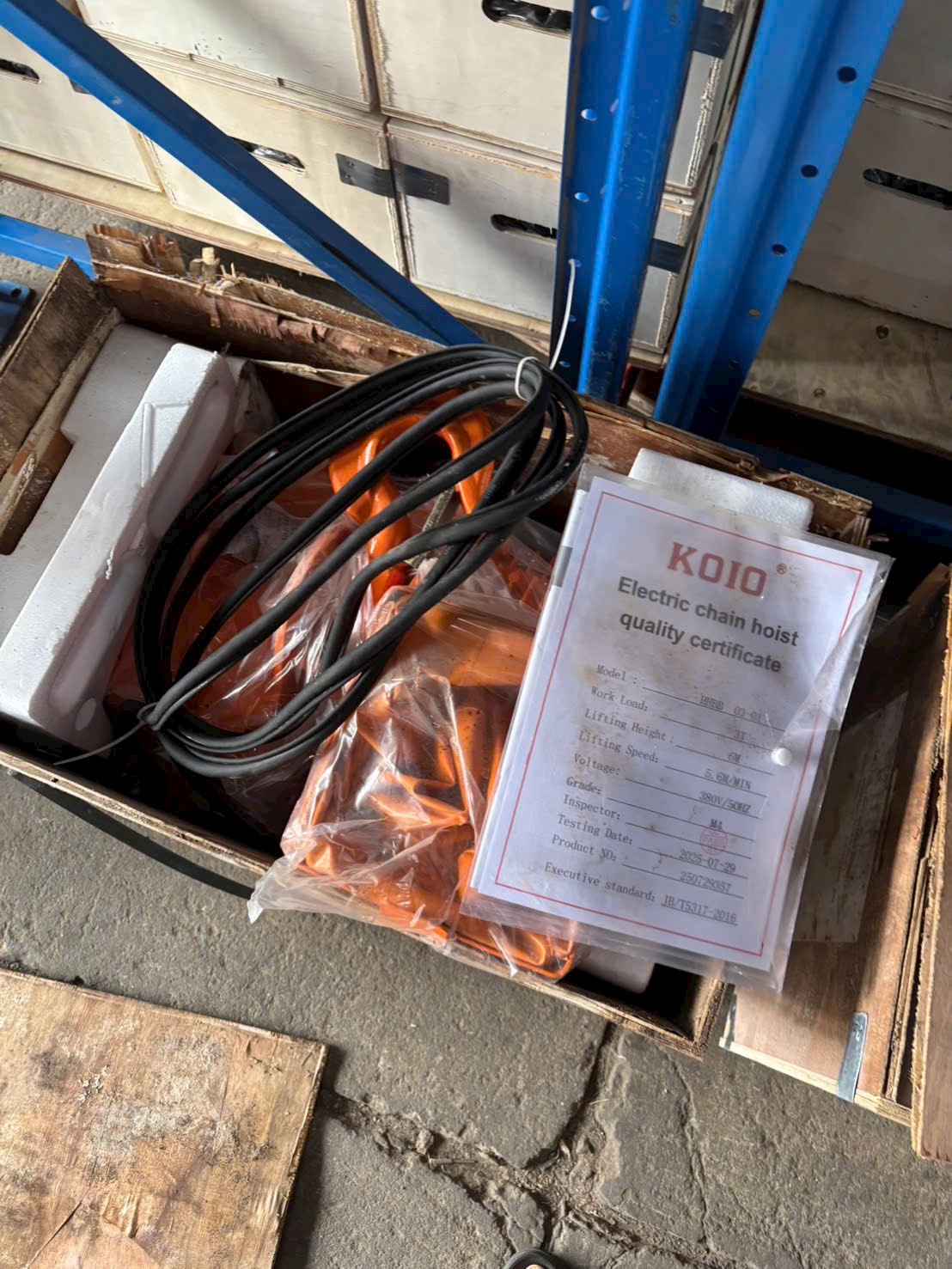 Pa lăng xích điện KOIO di chuyển chính hãng | Giá tốt, vận hành ổn định 3 Pa lăng xích điện KOIO di chuyển